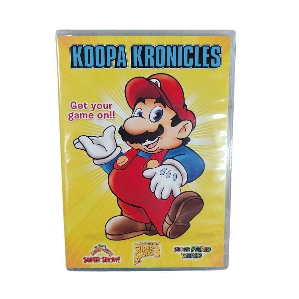 Super Mario Bros DVD Koopa Kronicles Mario World Super Show 7 Short Stories 90m
